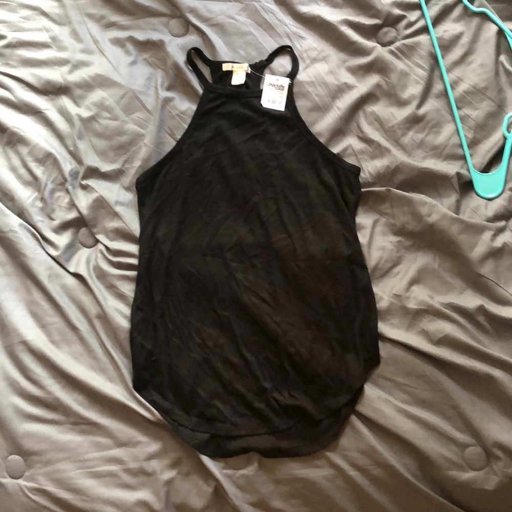 Black halter top